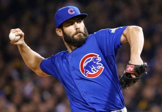 El lanzador Jake Arrieta