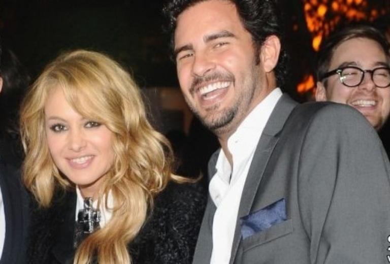 Aseguran que Paulina Rubio mantiene a la ex esposa e hijos de su novio