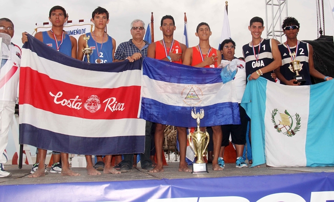 Nicas ganan Oro en Voleibol Playa Sub-21 Masculino