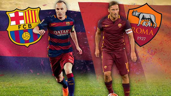 barcelona recibe a roma