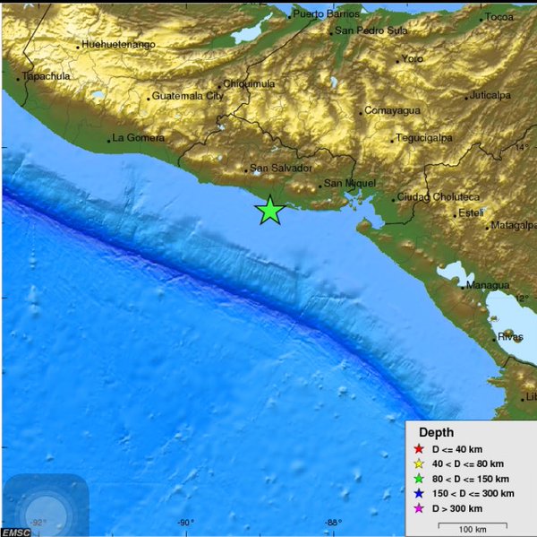 sismo en el salvador 27 noviembr