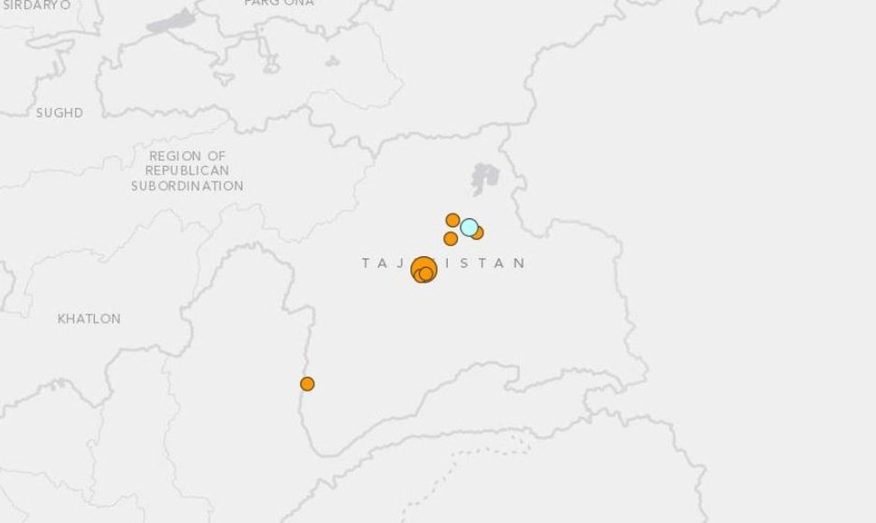 Potente terremoto de magnitud 7,2 en Tayikistán