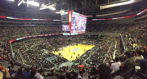 Boston y Sacramento jugaron en México un partido de NBA