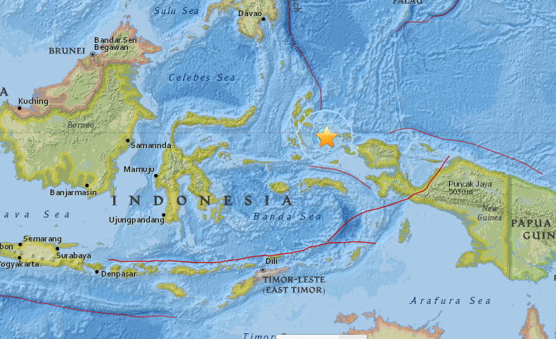 Sismo en Indonesia