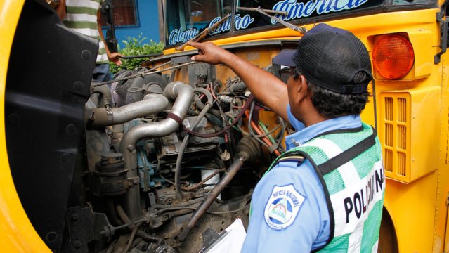 inspeccion buses escolares nicaragua