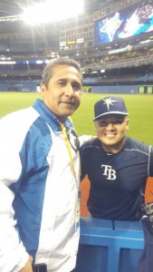 ronald tiffer jr con Erasmo Ramirez