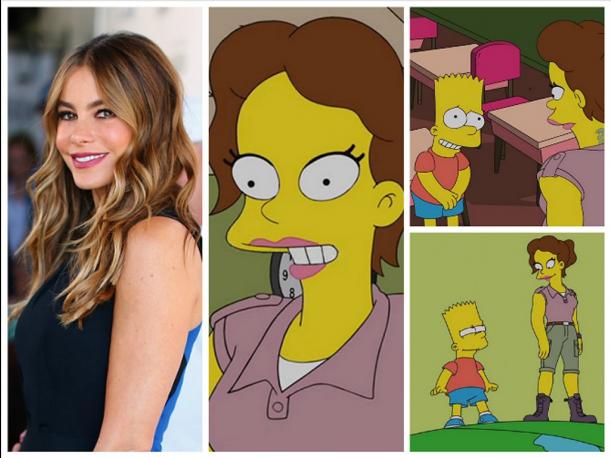 Sofía Vergara se une a Los Simpson como Mrs. Berrera