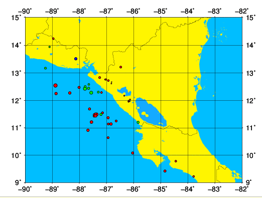 5 sismos ocurrieron este fin de semana en el territorio nacional