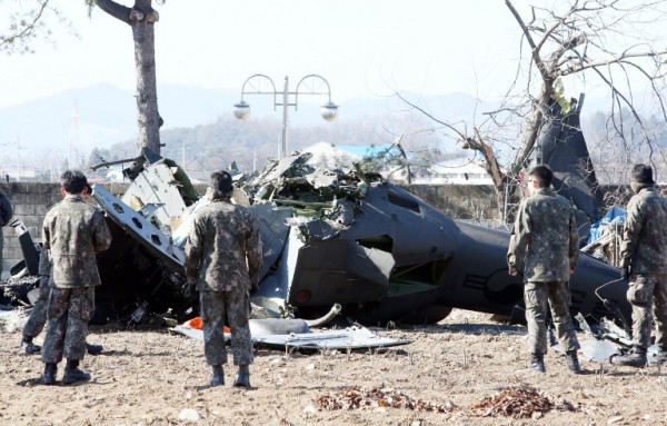 Tres muertos al estrellarse un helicóptero militar en Corea del Sur