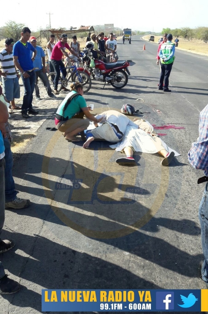 Un furgón mato a motorizado carretera a el guasaule (1)