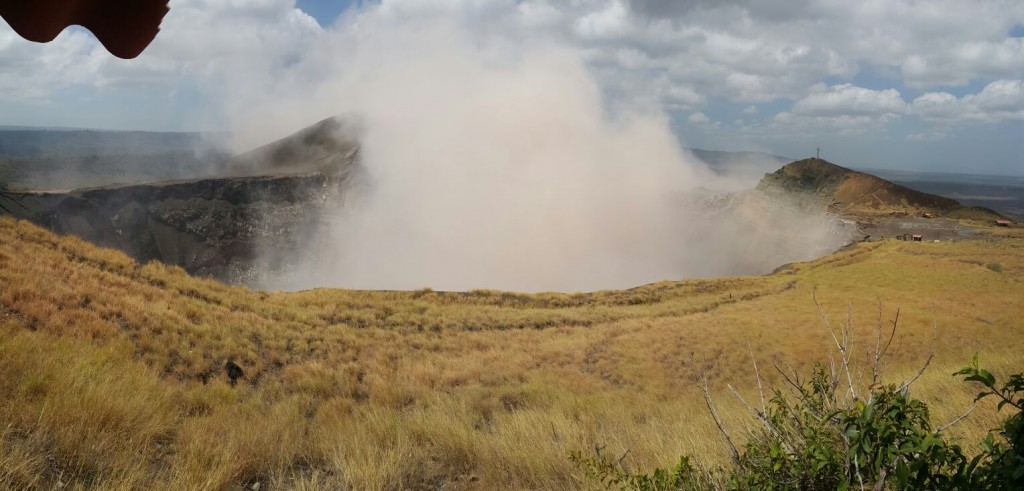 Volcán Masaya registró una leve explosión