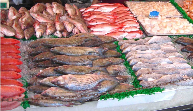 pescados en mercados