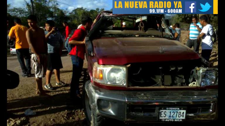Se eleva a 3 el saldo de fallecidos en violento accidente ocurrido el fin de semana en Pantasma, Jinotega