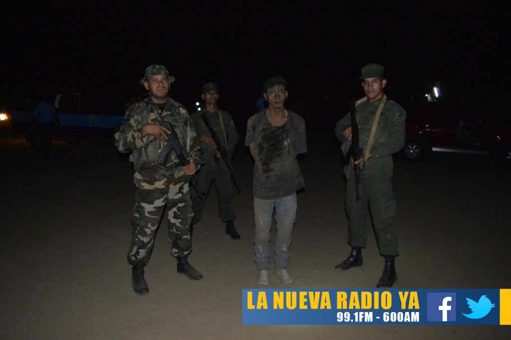 Jordan Steven Chavarría, capturado por el Ejército tras asaltar a salvadoreña en carretera a Somotillo.