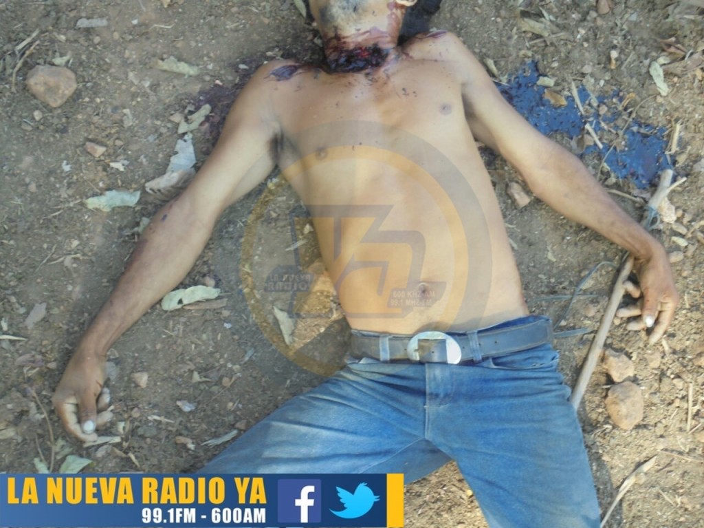 Desconocidos matan a joven de varios machetazos en Jinotega (1)