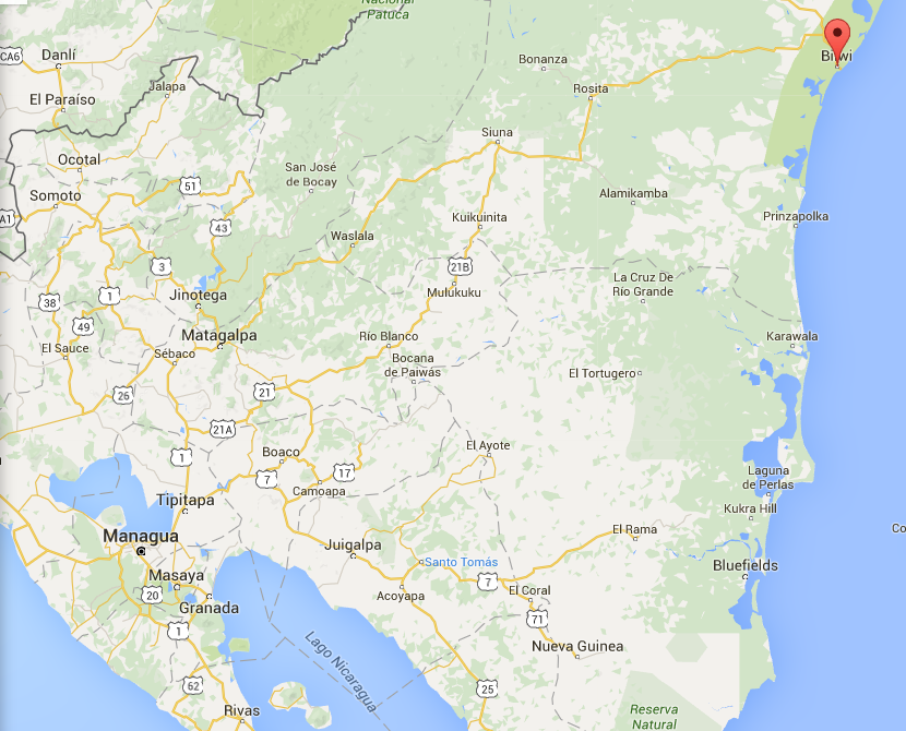 bilwi mapa google