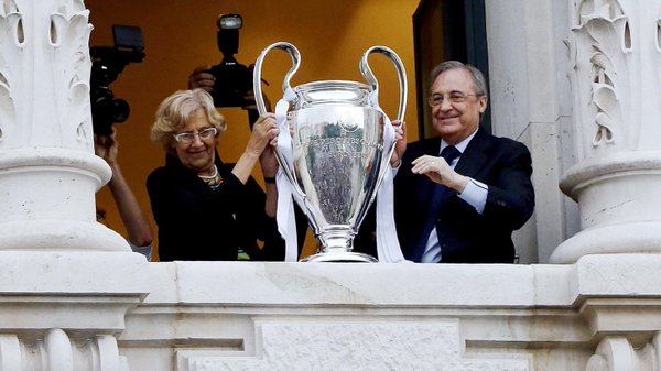 El presidente del Real Madrid dedica la Liga de Campeones a los fallecidos en el atentado de Irak