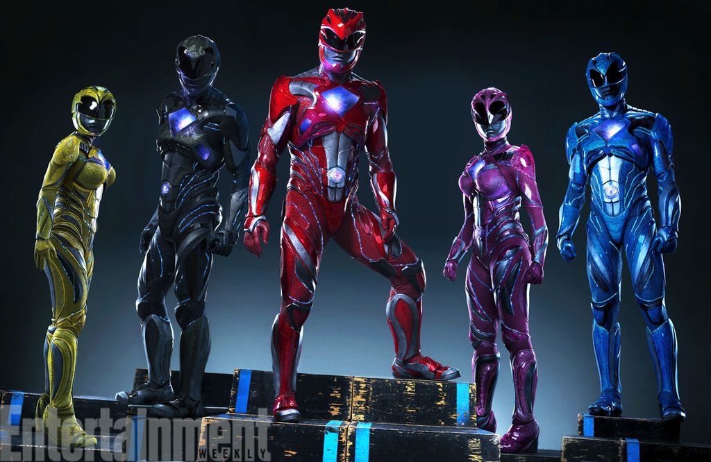 Estrenan armadura los Power Rangers