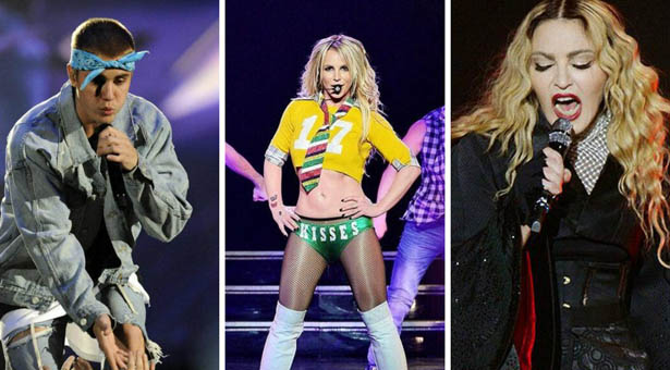 Justin Bieber, Britney Spears y Madonna se lucirán en los Premios Billboard