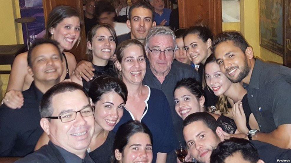 Robert De Niro visitó Cuba