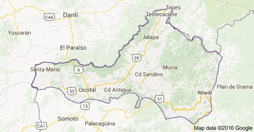 mapa de nueva segovia