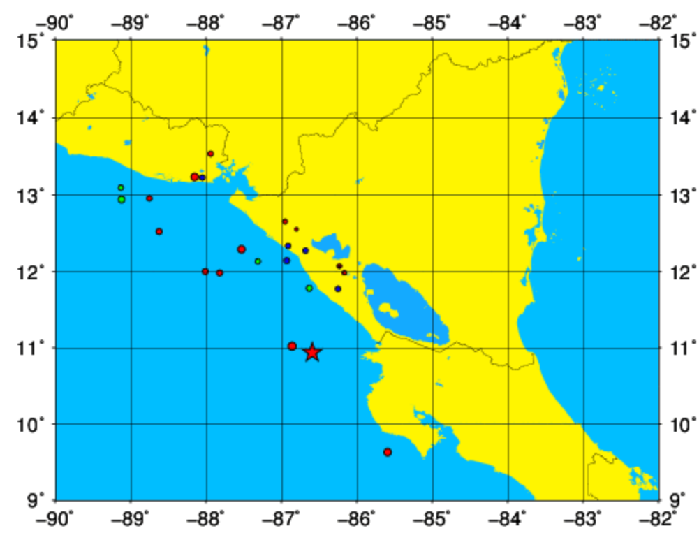 mapa sismos 18 mayo 2016 ineter