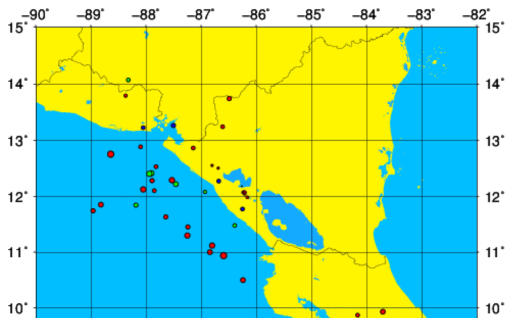 sismo nicaragua mañana 25 mayo 2016