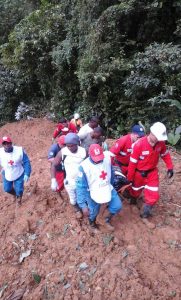 8 muertos deja deslizamiento de tierra en Colombia