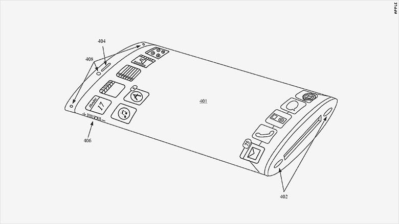 Apple patenta una pantalla de 360 grados para iPhone