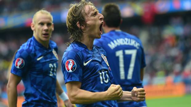 Luka Modric le da el triunfo a Croacia con un golazo en la Eurocopa