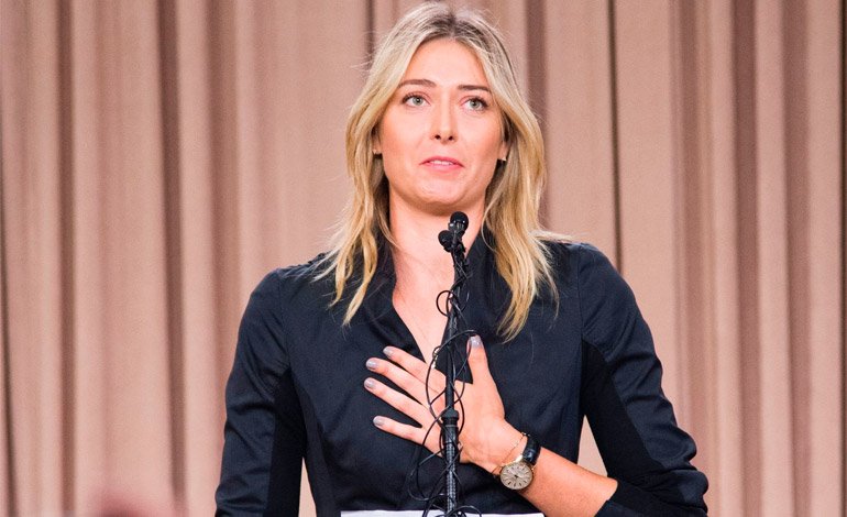 María Sharapova fue sancionada por dos años