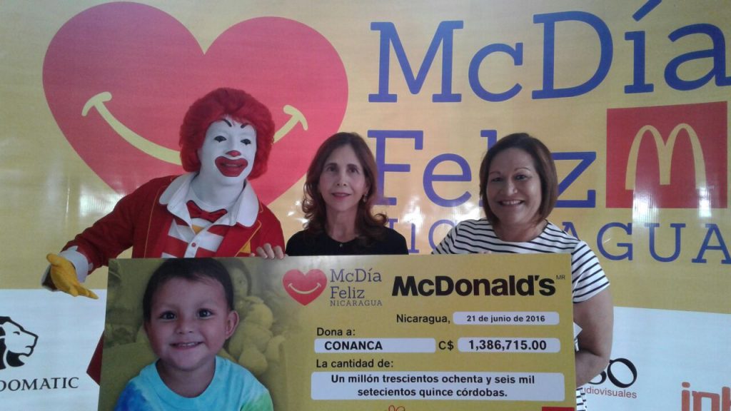 McDía Feliz recaudó más de un millón de córdobas para niños con cáncer