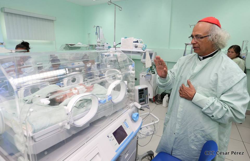 cardenal brenes en hospital alemana