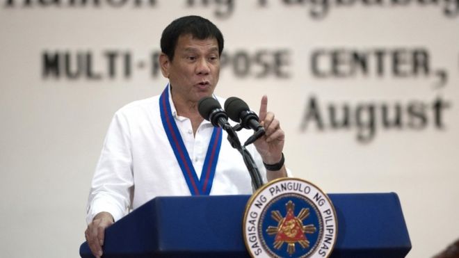 El presidente de Filipinas Rodrigo Duterte amenaza con abandonar las Naciones Unidas