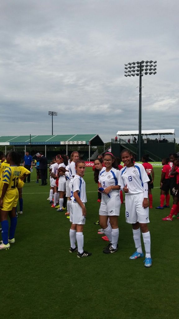 Selección Femenina Sub-15 de fútbol Nicaragua empata con Grenada en Orlando