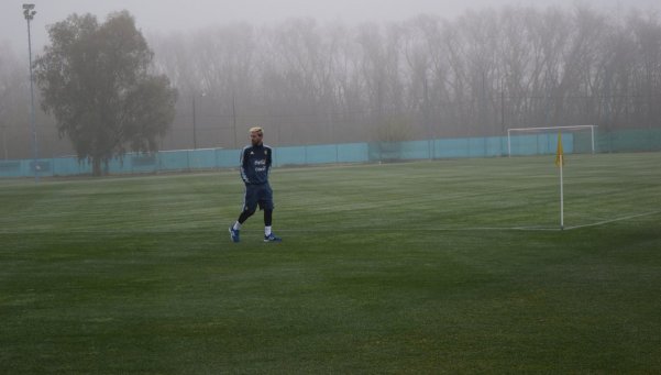 messi ya esta con la sele argentina