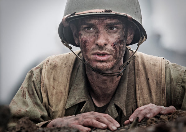 Andrew Garfield en 'Hacksaw Ridge'