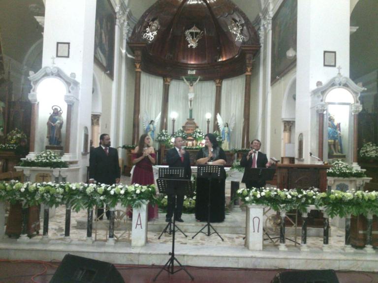 Grupo Lirico de fundación Incanto deleitó a diriambinos con  concierto navideño en basílica menor de San Sebastián