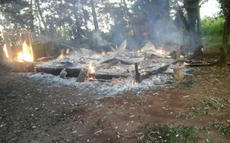 Borracho quema casa de su suegra en Somotillo, Chinandega - La Nueva Radio YA