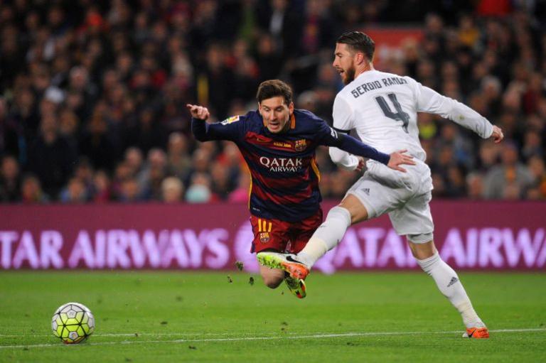 Por jugar “chancho” contra Messi, le clavan un juego de suspensión a Sergio Ramos