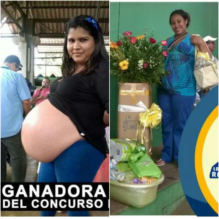Barriga de 63 centímetros es el récord del evento #LaMadrePanza”, vigente desde el año 2015
