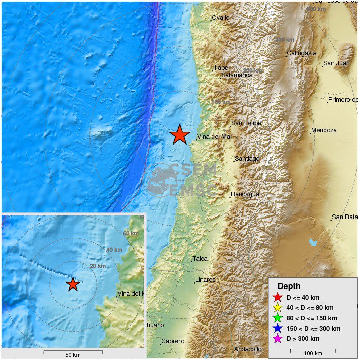Terremoto de magnitud 5,2 en Chile sin daños reportados