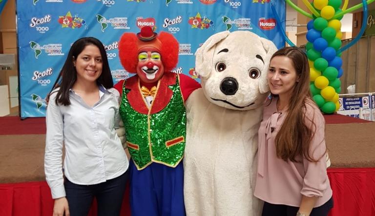 Este sábado arranca en Multicentro Las Brisas, la “Gira de La Alegría” con el payaso Pipo, Huggies y Scott