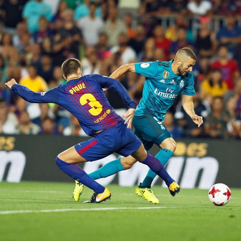 Real Madrid sale airoso del Camp Nou, en la ida de la Súper Copa de España.