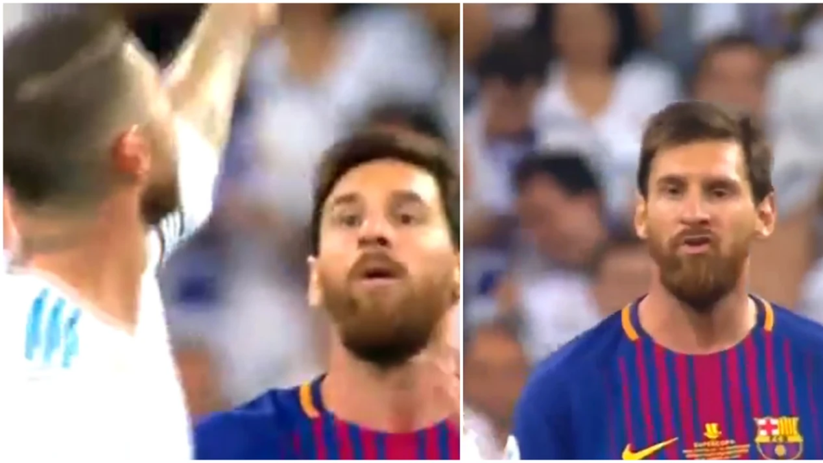 El tenso enfrentamiento entre Messi y Ramos en el clásico
