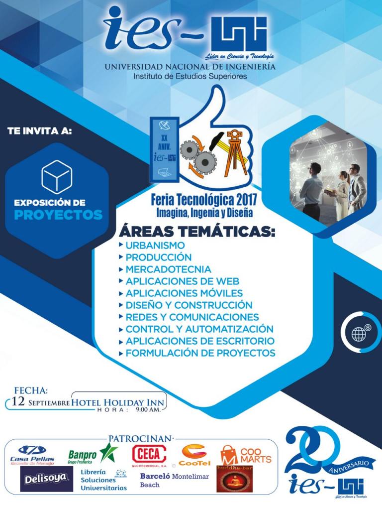 UNI/IES anuncian Feria Tecnológica de sus estudiantes
