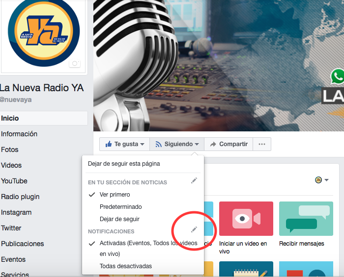 Sigue estas sencillas instrucciones para no perderte nuestras noticias en Facebook