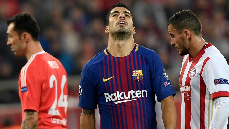 Barcelona consigue frustrante empate con Olympiacos en Champions League