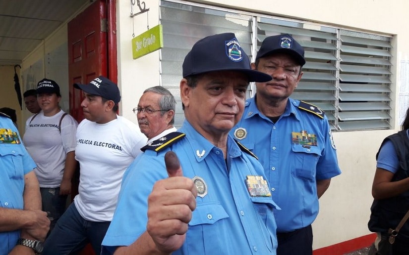 El Sub Director de la Policía Nacional Comisionado General, Francisco Díaz Madriz