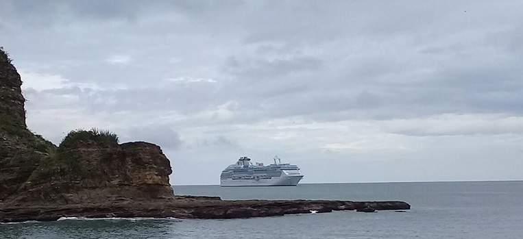 Crucero Coral Princess arriba a San Juan del Sur